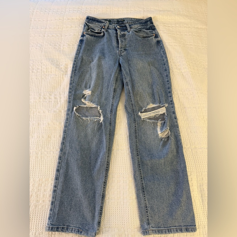 Target Wild Fable Distressed Straight Leg Jeans